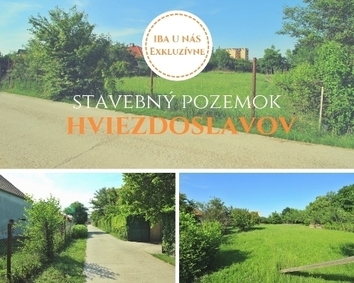 Stavebný pozemok v obci Hviezdoslavov